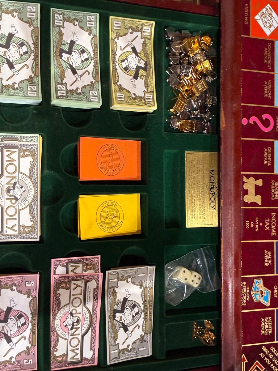 Original classic wooden monopoly board. Has all pieces and all