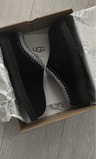 UGG Tasman Slipper Shoes Black Size Uk 7 Brand New Boxed