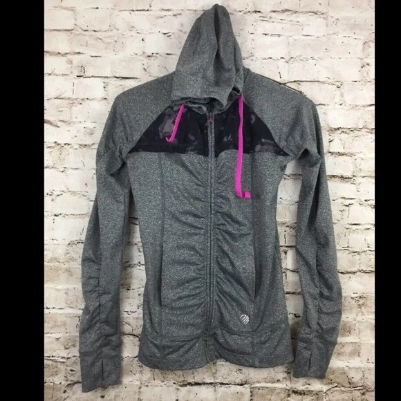 mpg hooded zipped jacket