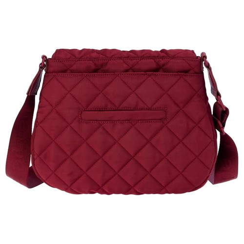 Samantha Brown To-Go Quilted Flap Saddle Crossbody Mellow Buff NWT - 第 3/7 張圖片