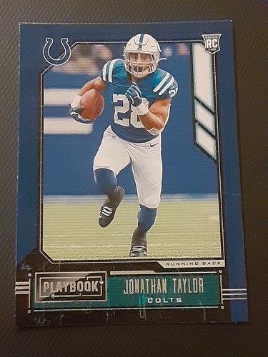 2020 Panini Playbook Base Rookie Card Jonathan Taylor #117 🏈 Colts - Bild 1 von 3