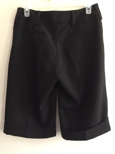 Miss Tee Career Dress Pants Black Women Size 6. 29"W Short Trouser soft - Picture 8 of 9