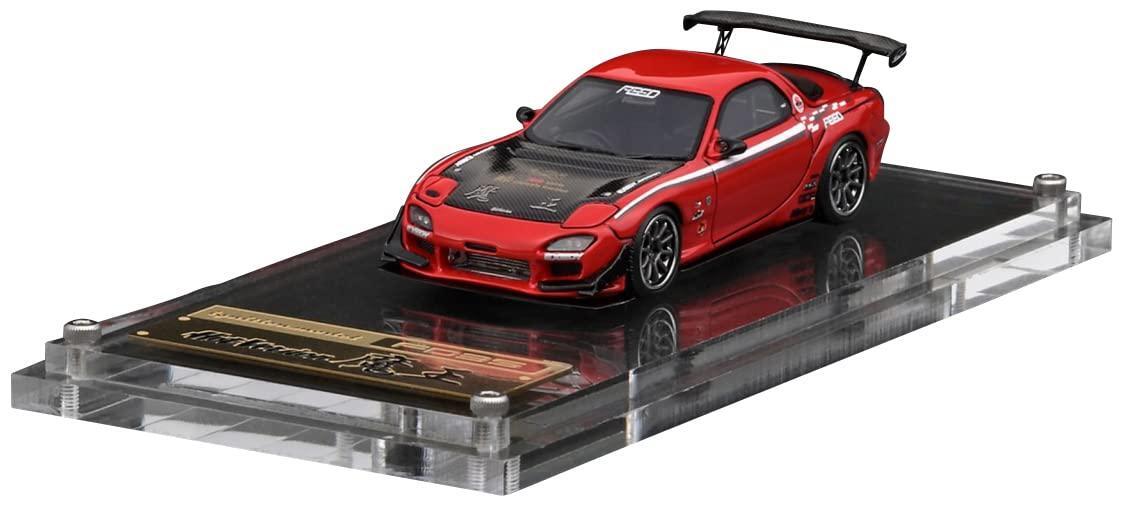 Ignition Model 1/64 Scale FEED RX-7 (FD3S) Mao Red with Case