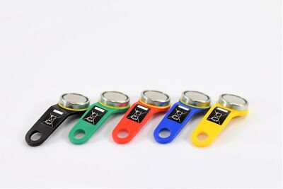 5 Stück - Kellnerschlüssel / Kellnerchips / Magnetschlüssel iButton magnetisch