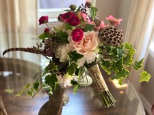 Stunning hand-tied Fall inspired Bridal Bouquet