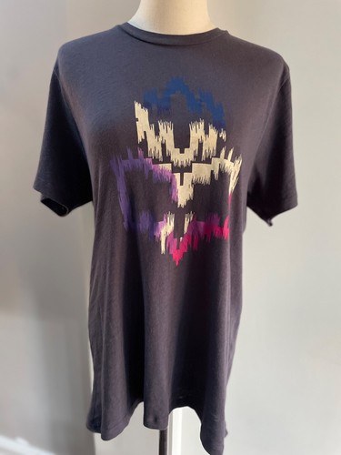 ISABEL MARANT ETOILE Zewel Faded Night Logo Printed T-Shirt Size Small - Picture 6 of 13
