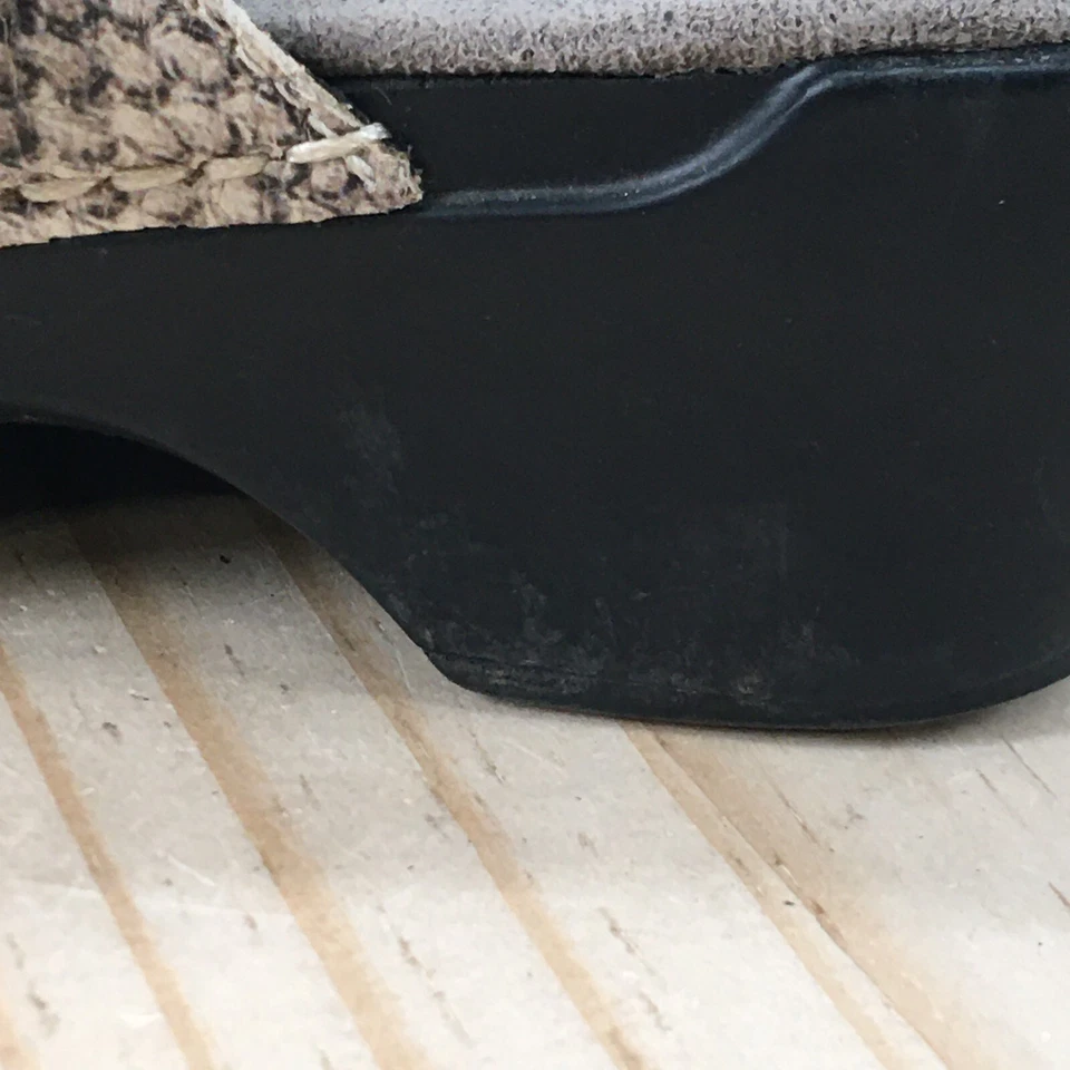 Dansko 凉鞋女式 36 Sophie Slide 米色皮革蛇皮块 9841000200 — 第 4/4 张图片