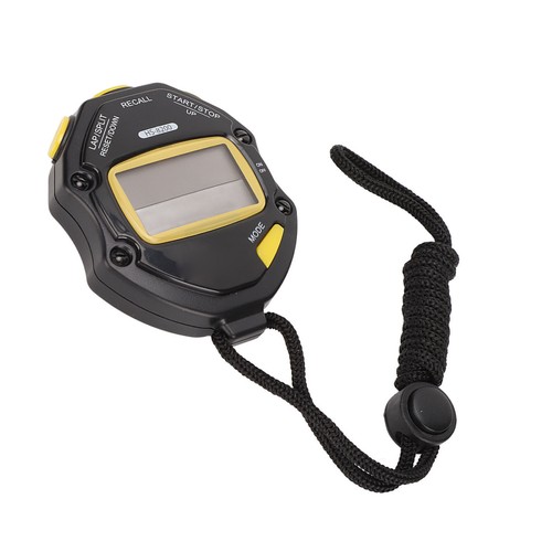 Electronic Stopwatch 2 Line Display 20 Lap Memory Digital Sports Stopwatch - Picture 5 of 12
