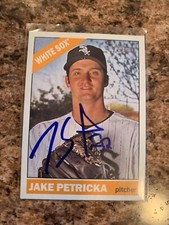 Jake Petricka Signed 2015 Topps Heritage Chicago White Sox # 142