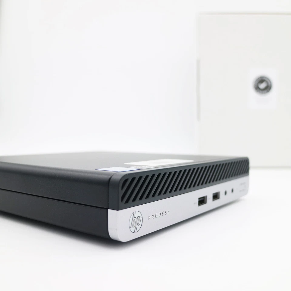 HP ProDesk 400 G3 Mini PC Win10Pro Intel i3-7100T 3.4GHz WiFi-AC 8GB 512GB-SSD - Image 4 of 4