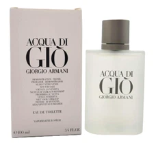 Giorgio Armani Acqua Di Gio For Men 3.4 oz Eau De Toilette Brand New TR