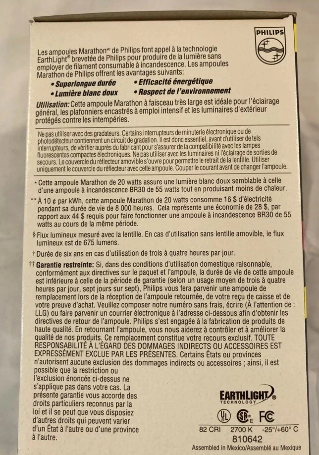 Philips 20 Watt R30 Lamp/Lightbulb NEW - Image 3 of 4