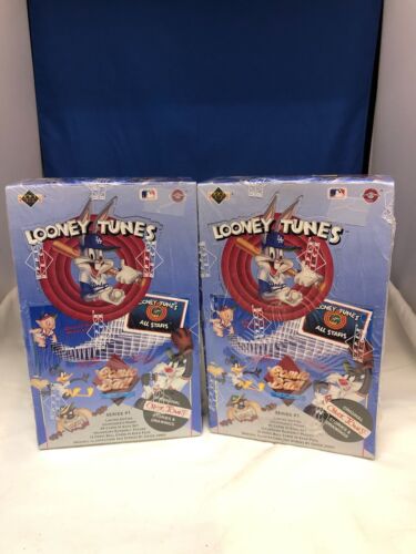 2 1990 UPPER DECK LOONEY TUNES COMIC BALL SERIES 1 FACTORY SEALED BOX - Picture 1 of 2