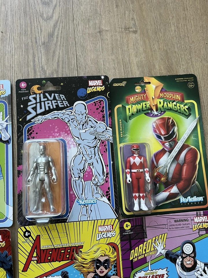 Marvel Legends, colección de figuras de 3,75”. 1 Red Mighty Morphin Ranger. Kenner. Foto 4 de 4