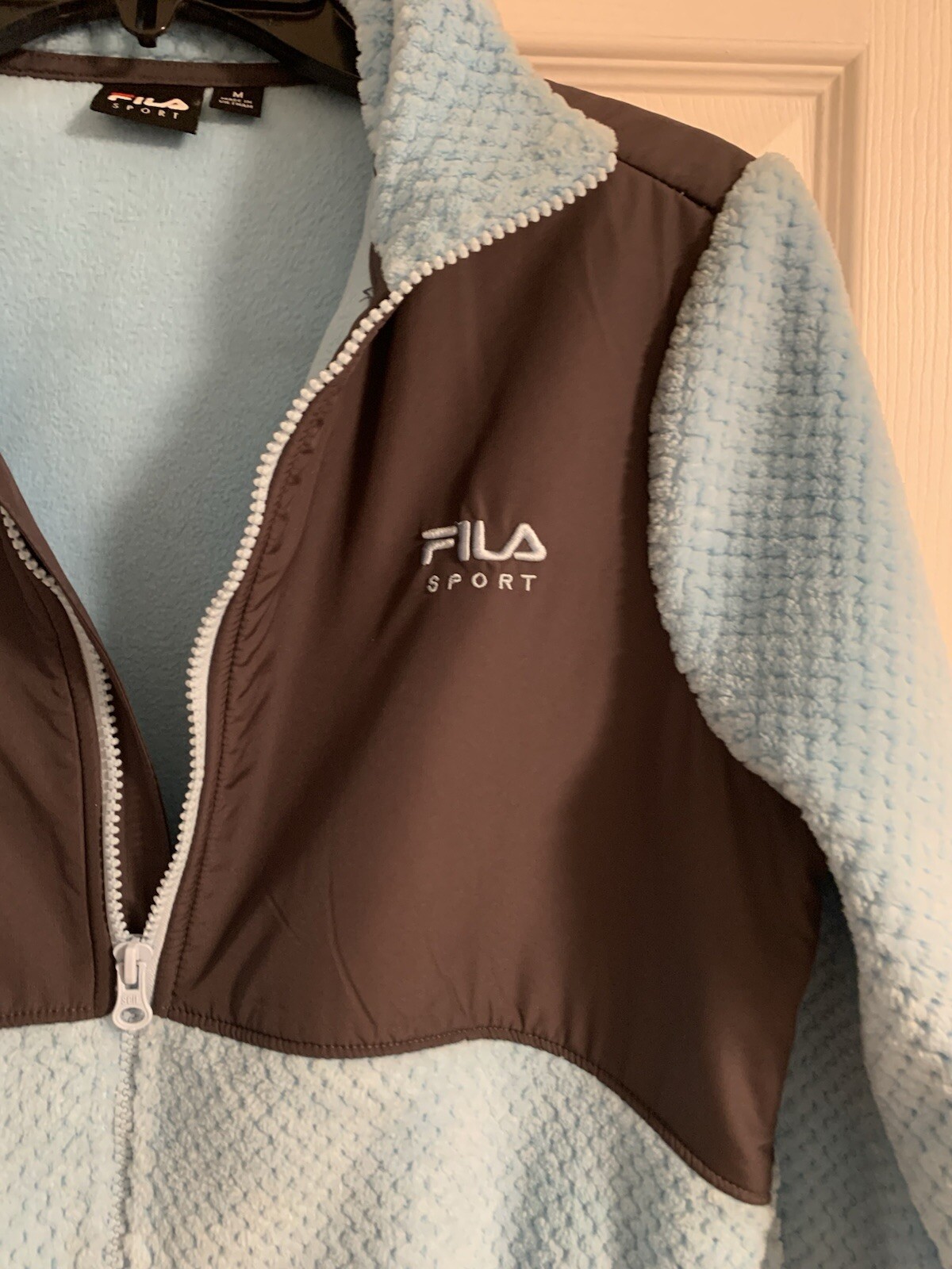 FILA Sport Fleece Unisex Taglia Media Blu Ottime condizioni!