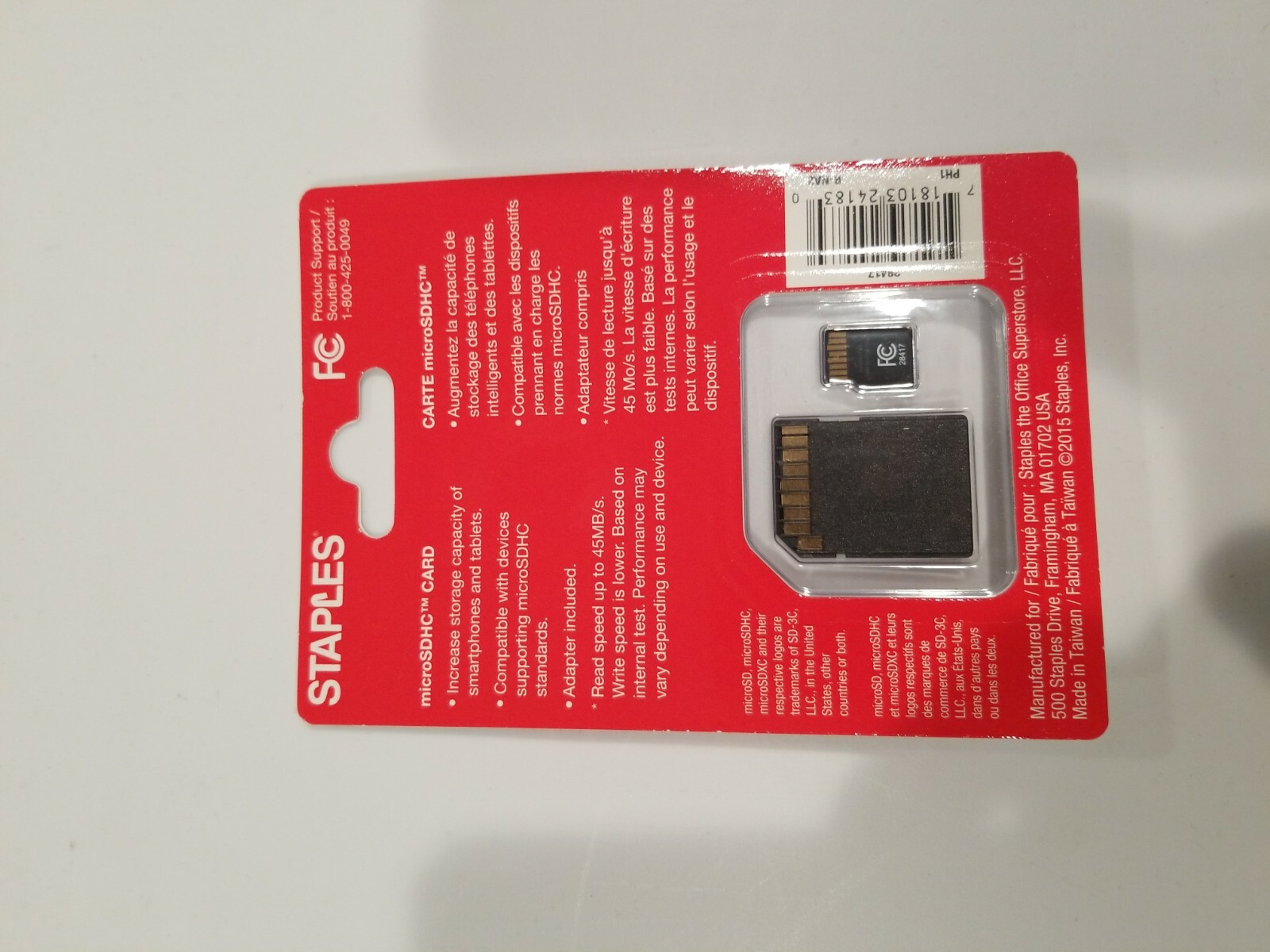 Staples 32GB High Speed Micro SDHC Card Class 10 with SD Adapter 1668535 |  eBay