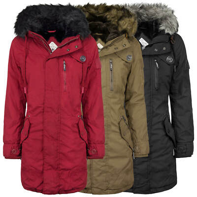 Khujo Wintermantel Vegan Parka Khujo Ayleena Oliv Coat Khujo