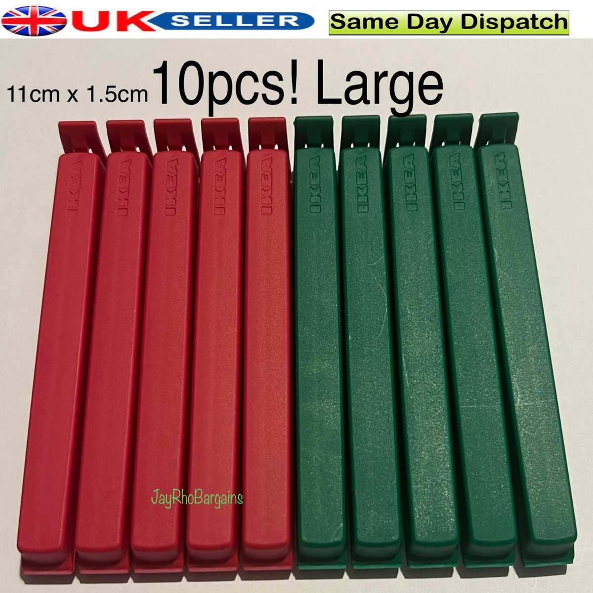 IKEA BEVARA Reusable Food Bag Sealer Clips For Storage in Kitchen Fridge  Freezer