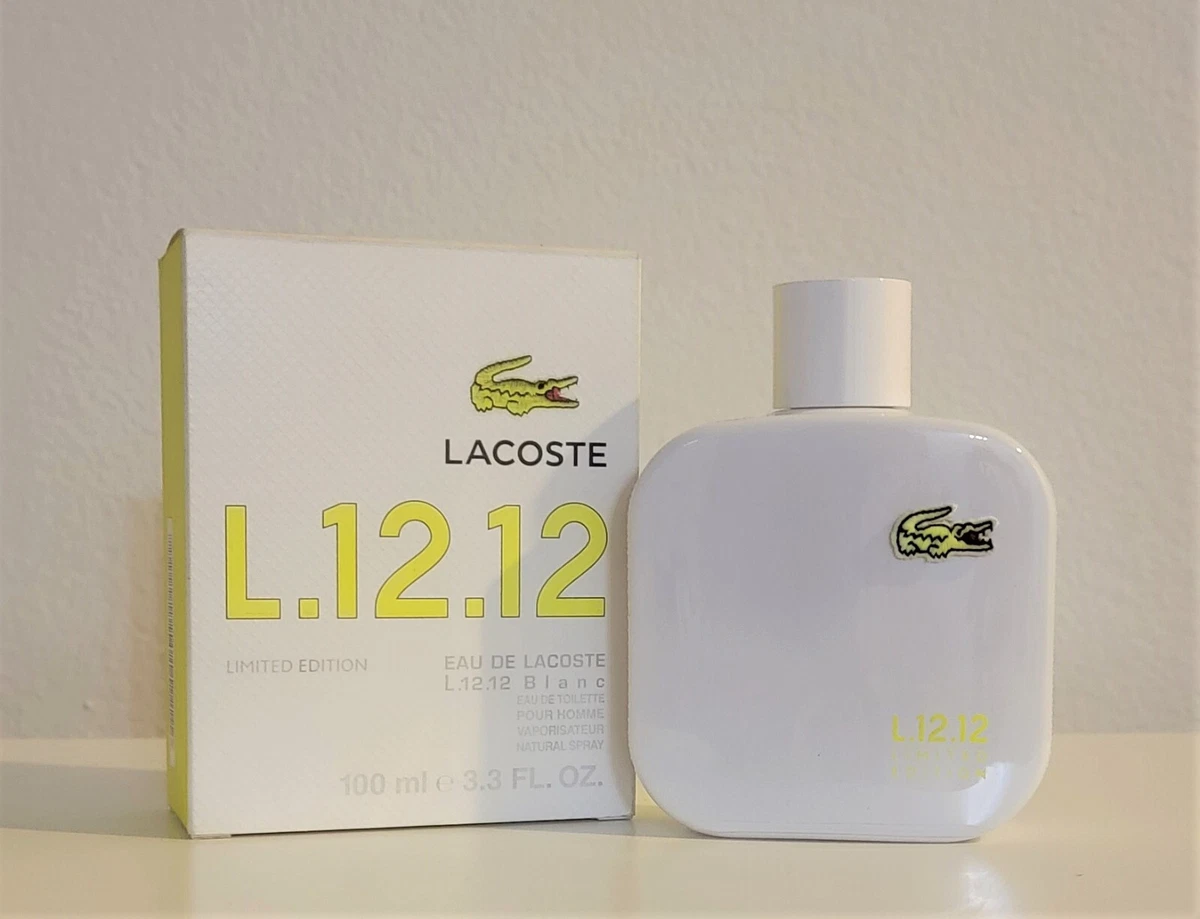 Eau de Lacoste L12.12 by Lacoste 3.3 oz 100 ml Edt spy Cologne for Men |