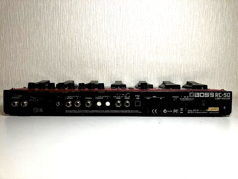 BOSS RC-50 Loop Station Pedal Looper Tested Working Great