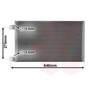 VAN Wezel Kondensator Klimaanlage FüR Renault Kangoo/Grand KW0/1_ FW0/1_