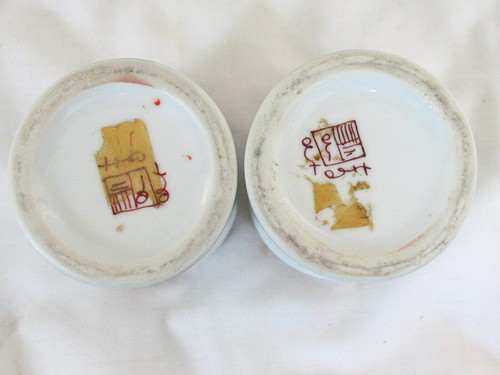 PAIR Samson Chinese Export Jars W/ Lids Coats of Arms France, 19th Century - Picture 8 of 8