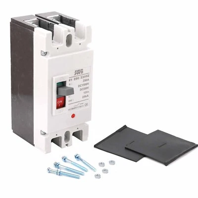 KE 200A/250A DC-Leitungsschutzschalter MCCB 550VDC 2 Polig PV Batterie M8 25KA EU