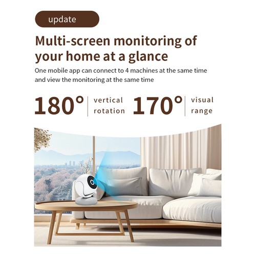 1080P Indoor Home Security Camera Wi-Fi FHD Night Vision Baby Monitor Camera - Picture 18 of 27