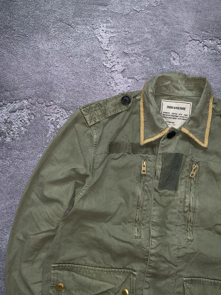 Chaqueta Camuflada Militar Abrigo Harrington Zadig Voltaire M Niño MILI SJCO3401F Foto 3 de 4