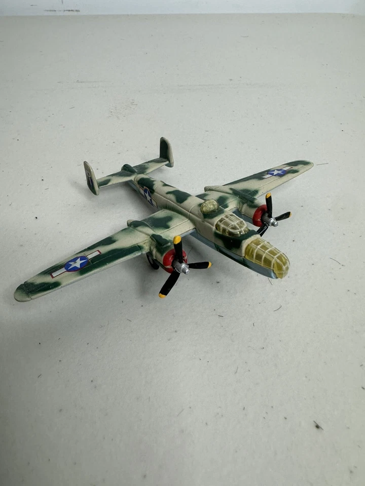 Diecast Metal Historical B-25J Mitchell Airplane - Image 2 of 4