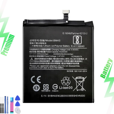 New Replacement Battery BM4S For Xiaomi Redmi 10X 5G Redmi 10X Pro 5G 4520 mAh