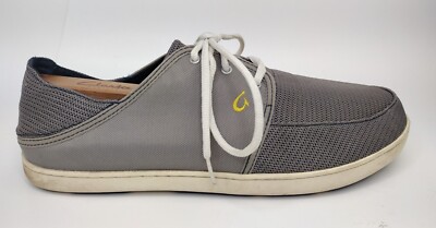 OluKai Men’s Mesh Sneakers-Size 11 Olukai Mens Nohea Lace Mesh Sneakers Brown Shoes Size 11 US  main image 4