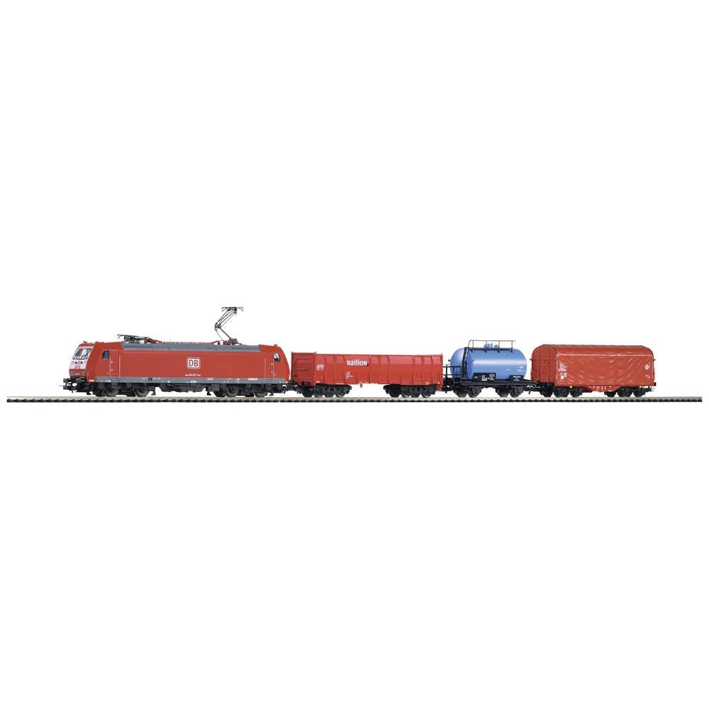 Treno merci H0 PSCwlan BR185 S-Set di DB AG Piko H0 59015