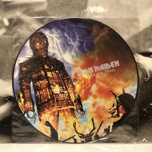 IRON MAIDEN – THE WICKER MAN LIMITED ED. PICTURE DISC SINGLE NM 2000 EU - Foto 3 di 4