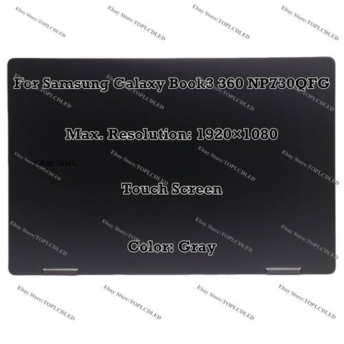 Pour Samsung Galaxy Book3 360 NP730QFG 13.3" FHD LCD Écran Tactile Affichage - Picture 2 of 16