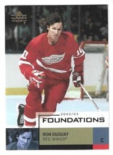 2002-03 Upper Deck Foundations NHL Hockey Ron Duguay #27 NRMT