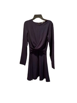 Boohoo Long Sleeve Twist Knot Fit & Flare Dress Navy Size 4 NWOT | eBay Boohoo Long Sleeve Twist Knot Fit & Flare Dress Navy Size 4 NWOT | eBay