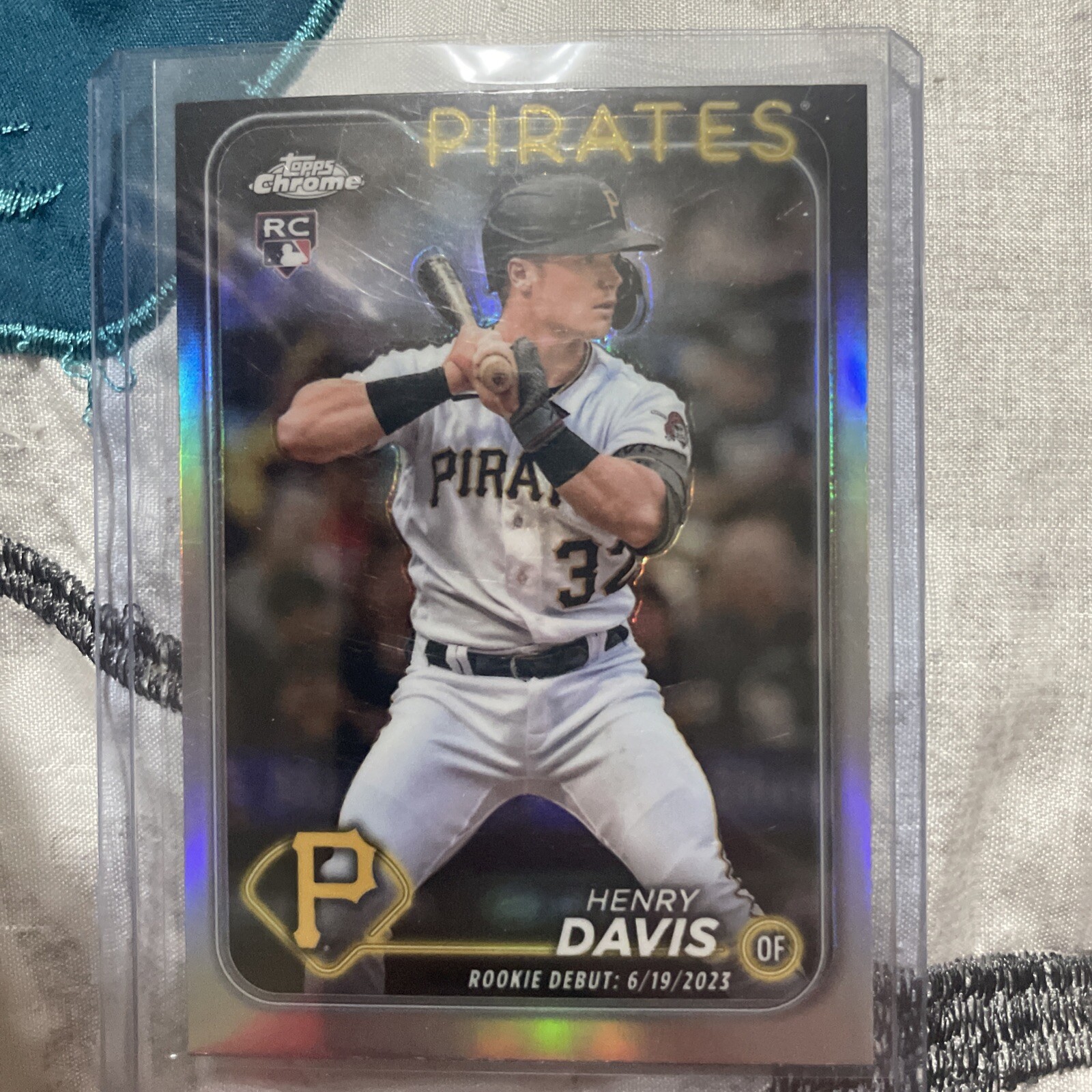 2024 Topps Chrome Update- Rookie Debut  Refractor #USC128 Henry Davis (RC)