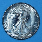 SILVER 1946-D WALKING LIBERTY HALF DOLLAR