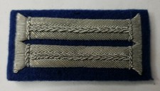 WWII German Collar Tab set of 1 blue
