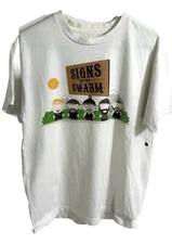 South Park Graphic Short Sleeve T-Shirt Mens White TV Show Comedy L/XL See Notes