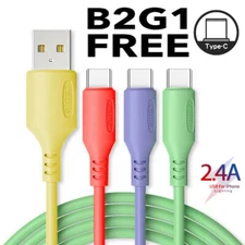 4/6FT USB Type C Fast Charger Cable For Samsung Galaxy S10 S9 S8 Note 10 8 Plus