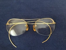 Antique Bauch and Lomb 12k gold filled wire rim glasses Frames
