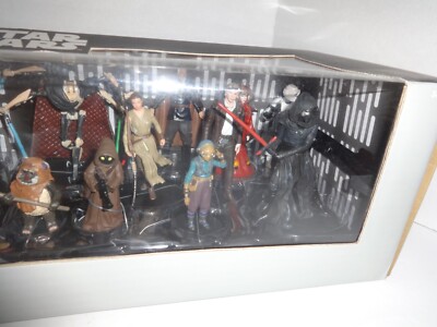 STAR WARS 20 MEGA FIGURINE SET Disney Store New Sealed Figures