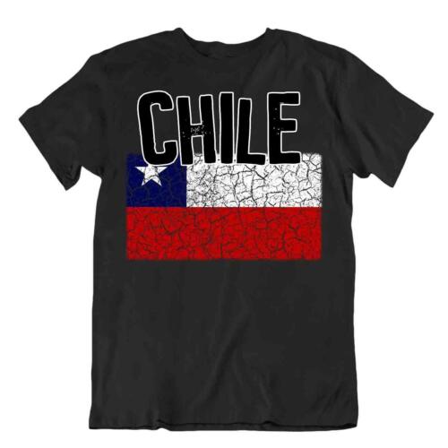 Chili Drapeau T-shirt souvenir voyage cadeau patriote tourisme fierté nationale - Picture 1 of 43