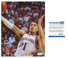 Jalen Hood-Schifio Indiana Basketball Star signed autograph 8x10 photo ACOA