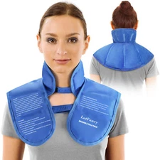 Gel Ice Pack for Neck Shoulder Pain Relief Reusable Cold Therapy Wrap