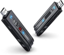 Wireless HDMI Transmitter with Smart LED Display, 1080P@60Hz, 165FT Range, Plug