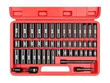 YIYITOOLS 48 Pcs 3/8” Drive Impact Socket Set (5/16 inch to 3/4 inch and 8-22...