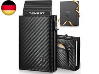 Tenbst GeldböRse Herren | Slim Wallet Mit MüNzfach &Amp; Rfid-Schutz | P